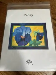 NEW! Pansy OCarol Designs Carol Morrissey Applique Wall Hanging Quilt Pattern