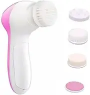HAPINARY Deep Pore Clean Face Brush Electric Facial Cleansing Brush Gentle Exfoliator 5 Brush Heads Portable