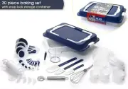 Brand New - Nova Baking Set - Bake & Decorate 30 piece Bake and Carry Set