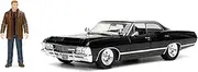 Jada Toys Supernatural 67 Chevy Impala with Dean 1:24 Scale Hollywood Ride Diecast Vehicle