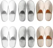 Spa slippers, Non Slip disposable slippers, washable reusable, super soft crystal velvet, which can be used as women men, house, indoor, bathroom, bedroom, guest, hotel, bride slipper