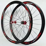 [ZECHAO] 700C Quick Release Wheelset,Double Walled Aluminum Alloy Road Bike Rim Super Light Bicycle Wheels C/V Brake 7 8 9 10 11 12 Speed Wheelset