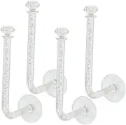 4pcs Wall Light Luxury Hook Key Hooks for Wall Hook for Wall Hooks for Keys Home Wall Hook Strong Sticky Hooks Adhesive Hooks Wall Hooks Hanging Hooks Plastic No Punching Decorate