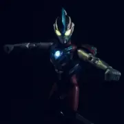 Ultraman Gingavictory. Lightning Action Figure. BANDAI. 7inches