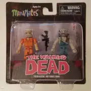 The Walking Dead MiniMates Series 3 Prison Hershel & Farmer Zombie
