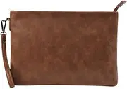 [JANeGWXRUuW] Men's Retro Lightweight Casual Clutch File Bag for Travel, Home, Camping