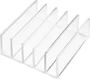 STOBOK Book Storage Rack Slot Letter sorter Book Record Holder Desk Mail Organizer Desktop Hanging File Frame Desktop Document Organizer File Desk Organizer Office Vertical Book Column