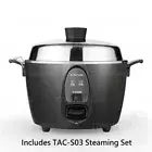 NEW (SET) TATUNG TAC-06I-NIG 6-CUP Rice Cooker 110V USA & TAC-S03 Steamer Set 全配