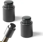 Wine stoppers,Champagne Stoppers,Wine Bottle Stoppers Push-on Integrated Vacuum Wine Corks,Best Gifts for Wine Lovers