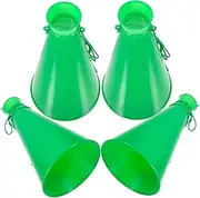 BIUDECO Cheerleading Megaphones for Soccer Games 4pcs Mini Toys Bell for Party Favour Giveaways