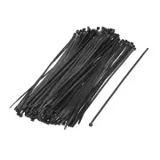 14 Inch Black Zip Ties, 250 Pcs Cable Ties Nylon Strip Zip Wire Cable