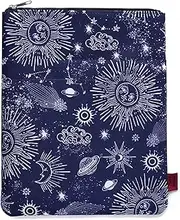 Zodiac Sun & Moon Book Sleeve, Book Covers for Paperbacks, Book Sleeves with Zipper, 11 X 8.5 Inch, Astrology Gifts