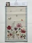 EMME Jacquard Gobelin Style Tapestry Table Runner WILD FLOWERS 18x63” Portugal