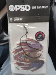 PSD The Big Sniff Car Air Freshener - Red White Blue Eagle - Cherry - 3pk