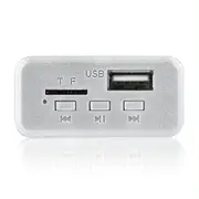 12V Car Mp3 Player Board With Fm Radio Bluetooth Usb Tf Card - White