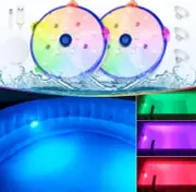 Rechargeable Floating Pool Lights, Color Changing Submersible LED Pool Lights,Un