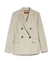 Double-breasted wool suit jacket IT40,IT42,IT38,IT36 Nude
