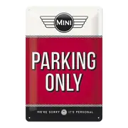 Nostalgic Art Medium Metal Sign Mini Parking Only Home/Office Decor 20x30cm