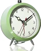 AYRELY® Super Loud Alarm Clock for Heavy Sleepers, Desk Clock with Built-in Metal Bell (Green)