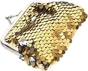 Toddmomy Colorful Mini Sequin for Dolls Reversible Coin Purses Handbags Lightweight Clutch Bags Doll Accessories for Parties and