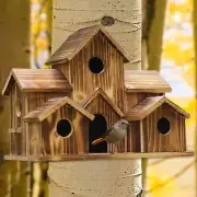 Bird House for Outside for Garden Finch Bluebird Cardinals Bird House