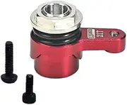 Aluminium 7075 21T Servo Horn with Built-in Spring for Losi 1/18 Mini LMT 4X4 Brushed Monster Truck RTR-LOS01026 Upgrade Parts - Red