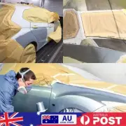 12m Plastic Kraft Paper Film Barrier Dustproof Car Renovation Protective Tapes