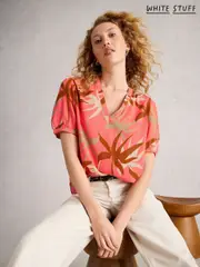 White Stuff Pink Elisa Top (W81590) | $127