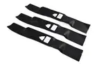 3 X 46CM Mulching Blade Set For Stiga Park 125 Combi 1134-9125-01 Ride On Mowers