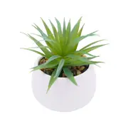 UN-REAL 20cm White Artificial Yucca