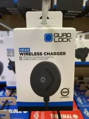 QUAD LOCK WIRELESS CHARGING HEAD FOR USE WITH CAR OR ON YOUR DESK MOUNT CHARGER
