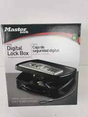 NEW Master Lock Electronic/Keypad Digital Residential Floor Safe Lock Box MEDIUM