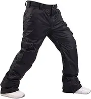 [Cupgriade] Men 'S Waterproof Snowboard Pants Winter Ski Pants Man High-Waist Outdoor Windproof Thicker Snow Skiing Trousers