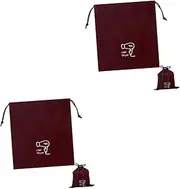 2pcs Elegant Drawstring Hair Dryer Bag Travel Pouch for Organizing Hair Dryer Drawstring Storage Bag for Travel