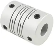 Stepper Motor Flexible Coupling CNC Stepper Motor Flexible Coupling Coupler (6x8mm)(Silver)