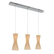 Julissa 3 Bamboo Bar Lights Pendant | Marden Designer