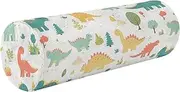 miaozhen Cartoon Dino Colorful Pastel Cylinder Pillows Couch Cylinder Pillows for Sleeping almohada Redonda para Cuello 5.5''x17''
