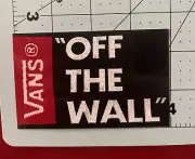 Vans “ OFF THE WALL” Sticker / Decal