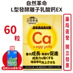 自然革命L型發酵離子乳酸鈣EX 60粒/瓶 (買3送1) 奶素可食 日本進口 乳酸鈣 鈣 公司正貨