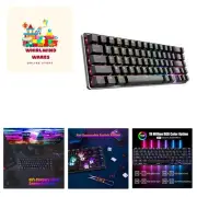 2.4GHz Wireless/Bluetooth/Mechanical Gaming Keyboard, Hot Swappable Keyboard ...