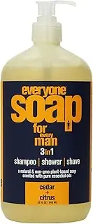 [EO] Products Everyone Soap for Men, Cedar/Citrus, 32 Ounce