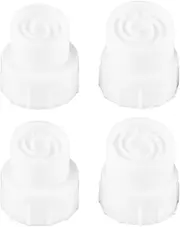 Hydrafacial Replacement Tips - Blue Silicone Vortex Beauty Tips for Water Exfoliating Aqua Peel Hydrofacial Parts - 4 Piece Set