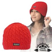 【SNOW TRAVEL】3M Thinsulate 頂級素面麻花彈性保暖羊毛帽