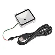 Embedded 2D Barcode Scanner USB QR Barcode Reader RS232 TTL Interface Kiosk Small Fixed Installation Barcode Printer white