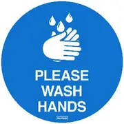 DURUS Wash Hands Floor Decal