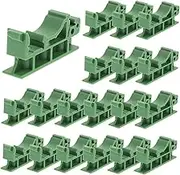 iplusmile 20Pcs Din Rail PCB Mounting Adapters Circuit Board Holders for Easy Installation of Electronic Devices Compact for Convenient Storage and Use