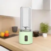 1Pc-450Ml Portable Juicer Cup - High Speed One-Touch Blender with USB Rechargeab