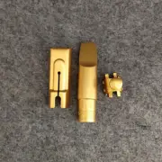 Sax Metal Mouthpiece Tenor Soprano Alto Pure Copper Mouthpiece W/Ligature&Cap