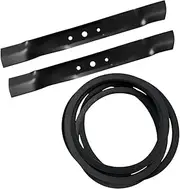Lawn Mower Blade & Belt Set Suitable for John Deere Mower GX20072 GY20570 GX20249 42"