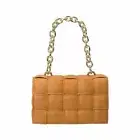 Purse Handbag Mustard Vegan Shoulder